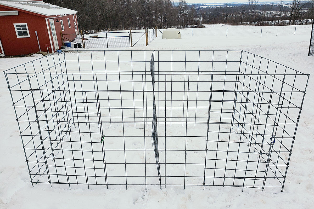 How to build a goat pen