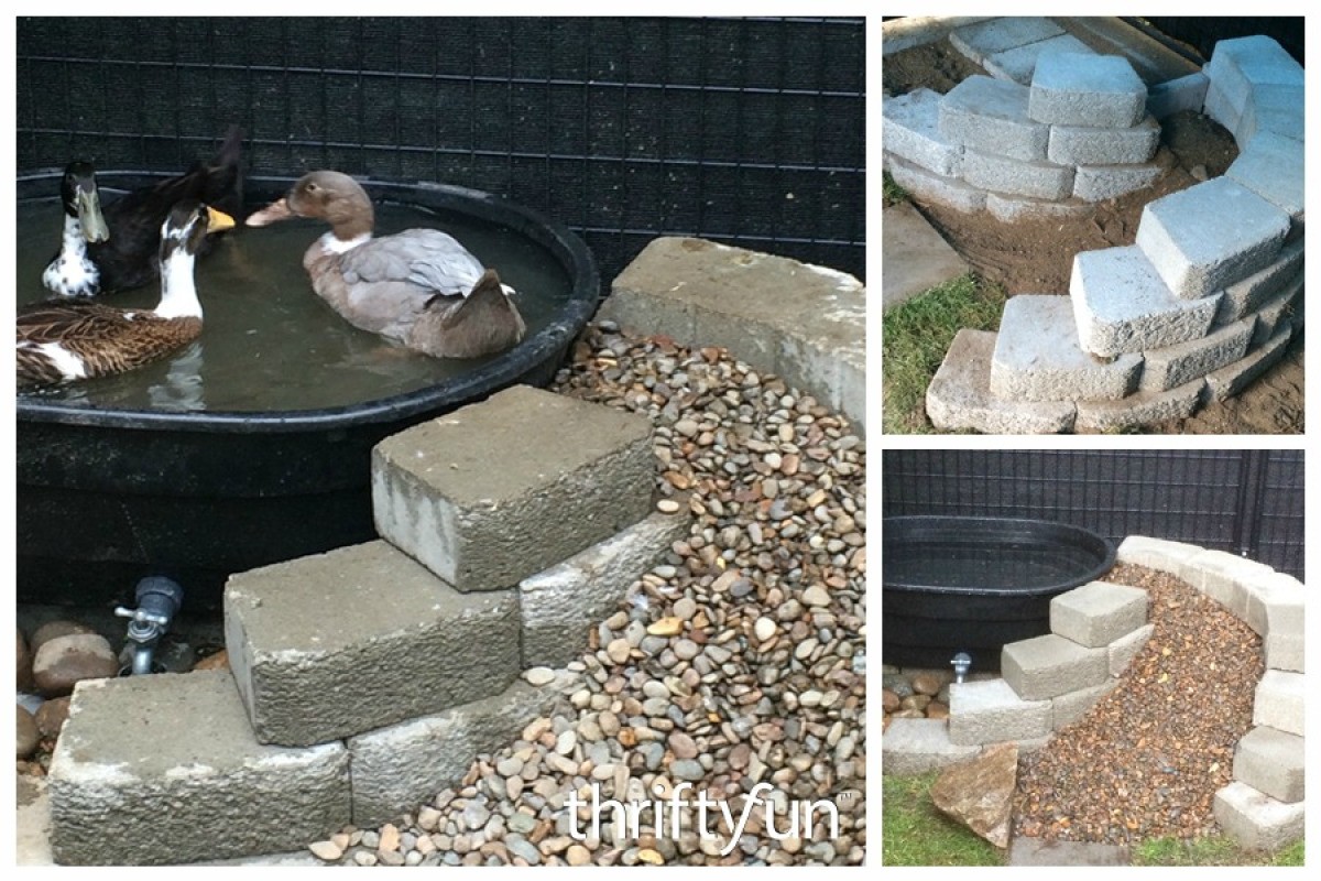 Making a Duck Pond | ThriftyFun