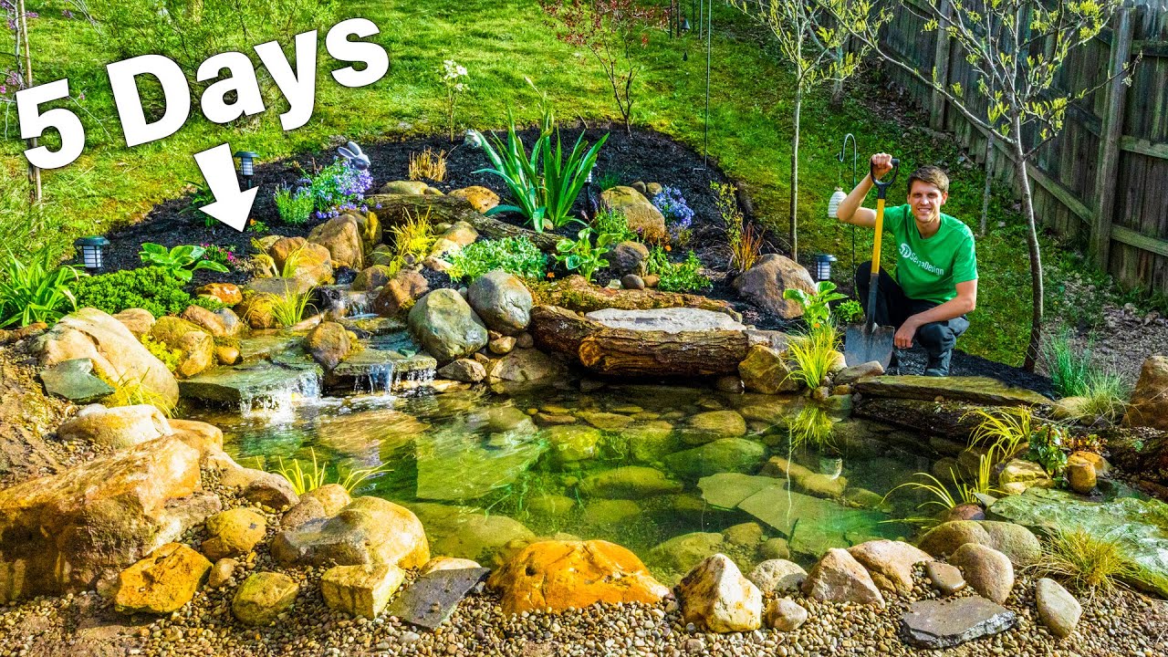 How to Build an Outdoor Pond: Easy DIY Guide for Beginners