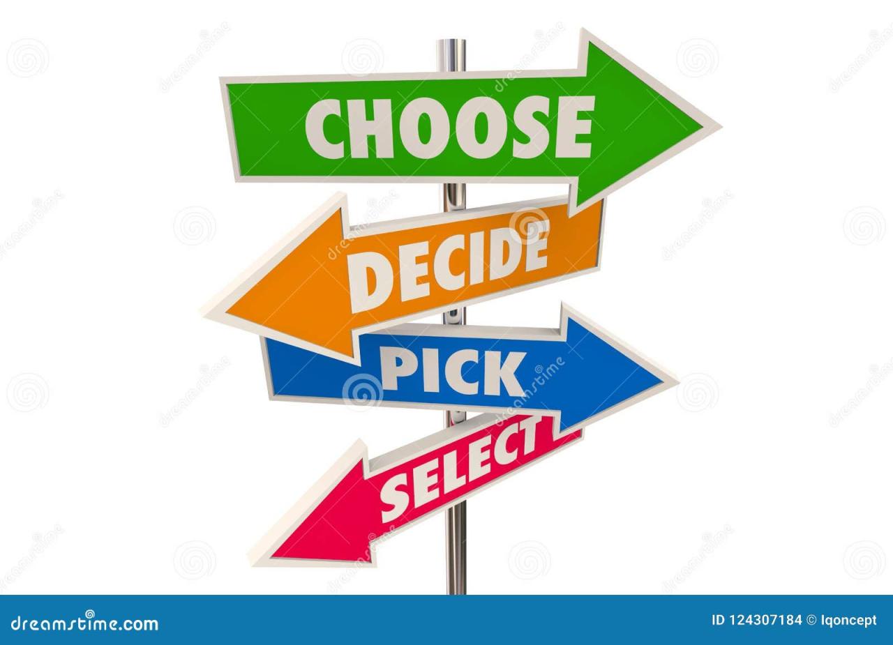 Choose, Decide, Vote. The Check Mark In The Form Of A Puzzle Stock ...