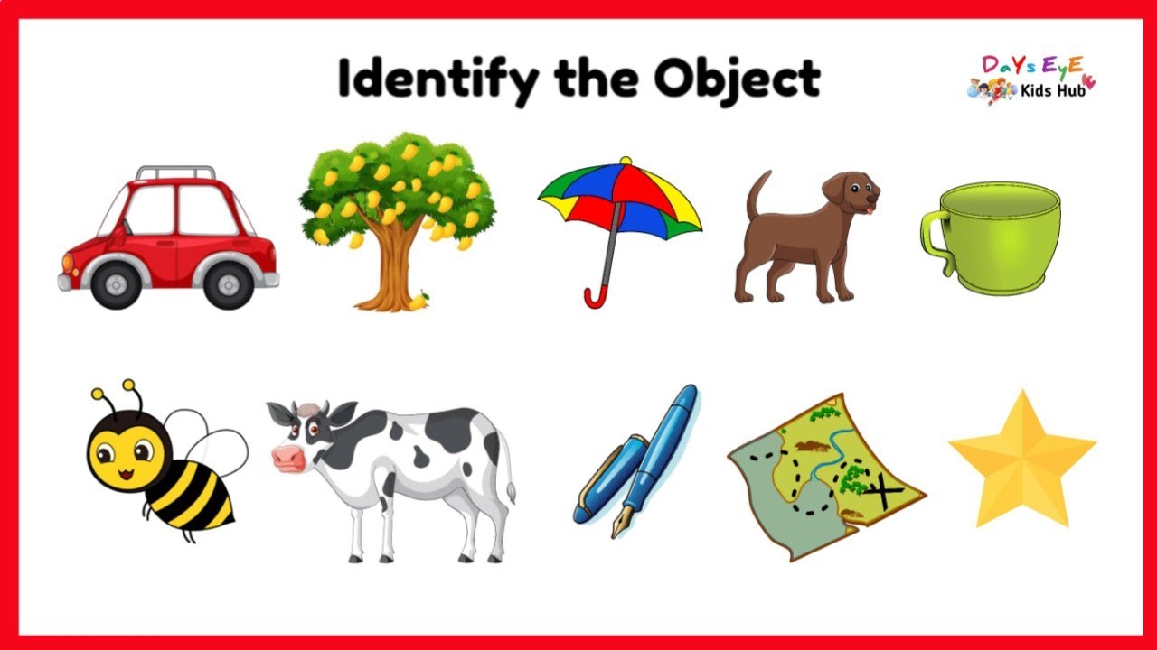 Identify the object based on Picture | Object Identification for kids ...